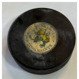Minnesota Fighting Saints Vintage Hockey Puck