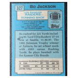 Bo Jackson RC 1988 Topps Super Rookie Football Card No. 327