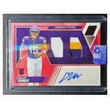 Dallas Turner 2024 Zenith Rookie Patch Auto Minnesota Vikings Rookie Football Card 46/50 No. 238
