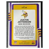 Justin Jefferson 2025 Donruss Jersey Minnesota Vikings Football Card No. DTH-JJN