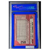 Ken Griffey Jr. RC Graded 9 Mint Slab 1989 Bowman Rookie Baseball Card No. 259