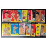 15-Card 1958 Topps Vintage Baseball Card Lot