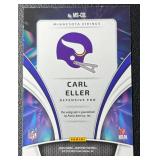 Carl Eller Autp 2025 Certified Mirror Signatures Bookend 125/125 Minnesota Vikings Football Card No. MS-CEL