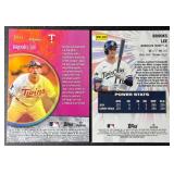 Brooks Lee 2-Card Topps Chrome Minnesota Twins Insert Rookie Baseball Card Lot