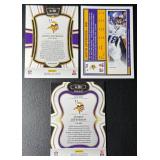 Justin Jefferson 3-Card Silver Holo Minnesota Vikings Football Card Lot