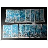 14-Album 1998 Topps 4 in 1 Stamp Albums Vintage Football Card Lot