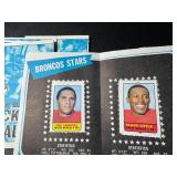14-Album 1998 Topps 4 in 1 Stamp Albums Vintage Football Card Lot