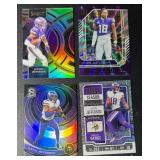 Justin Jefferson 4-Card Parallel Minnesota Vikings Football Card Lot
