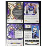 Justin Jefferson 4-Card Parallel Minnesota Vikings Football Card Lot