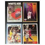 Michael Jordan 4-Card Basketball Card Lot