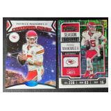 Patrick Mahomes 2-Card Insert Football Card Lot