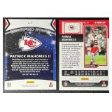 Patrick Mahomes 2-Card Insert Football Card Lot