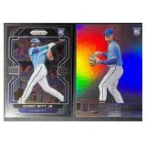 Bobby Witt Jr. 2-Card Rookie Baseball Card Lot