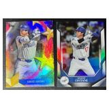 Shohei Ohtani 2-Card Los Angeles Dodgers Baseball Card Lot