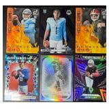 6-Card 2025 Star Rookie Football Card Lot - Ward, Sanders, Dart, Jeanty