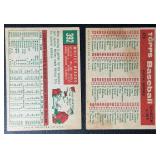 2-Card 1959 Topps Vintage Baseball Card Lot - Herzog