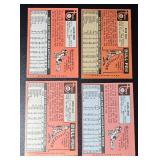 4-Card 1969 Topps Vintage Baseball Card Lot