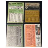4-Card Superstar Vintage Baseball Card Lot - Yaz, Marichal, Robinson
