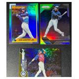 Ken Griffey Jr. 3-Card Parallel Baseball Card Lot