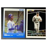 Ken Griffey Jr. 2-Card Parallel Baseball Card Lot