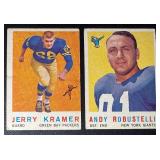 2-Card 1959 Topps Vintage Football Card Lot (Kramer RC!)