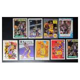 Magic Johnson 9-Card Basketball Card Lot