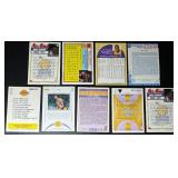Magic Johnson 9-Card Basketball Card Lot
