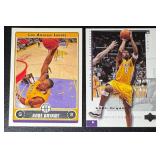 Kobe Bryant 2-Card Basketball Card Lot