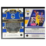 Stephen Curry 2-Card Parallel Basketball Card Lot