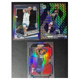 Anthony Edwards 3-Card Silver Holo Minnesota Timberwolves Basketball Card Lot