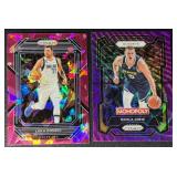 2-Card Luka/Jokic Parallel Basketball Card Lot