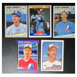 Randy Johnson 5-Card Rookie Baseball Card Lot