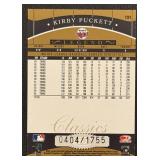 Kirby Puckett 2001 Donruss Legends 0404/1755 Minnesota Twins Baseball Card No. 191