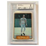 Cal Ripken Jr. RC Beckett Graded 7 NM Slab 1982 Fleer #176 Rookie Vintage Baseball Card