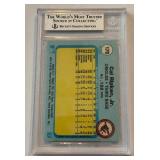 Cal Ripken Jr. RC Beckett Graded 7 NM Slab 1982 Fleer #176 Rookie Vintage Baseball Card