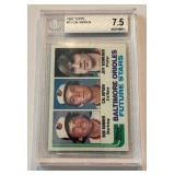 Cal Ripken Jr. RC Beckett Graded 7.5 NM+ Slab 1982 Topps #21 Rookie Vintage Baseball Card