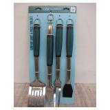 Charbroil 4pc Comfort Grip Tool Heat-Resistant Grill Cookware Set