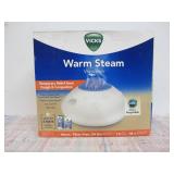 Vicks Warm Steam Vaporizer Humidifier with Night Light - 1.5gal - 600 sq ft - White