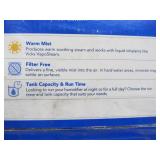 Vicks Warm Steam Vaporizer Humidifier with Night Light - 1.5gal - 600 sq ft - White