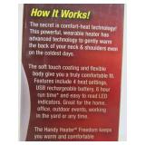 Handy Heater Freedom Travel Neck Heater: Portable Body Warmer, 131°F Max, 6.5-Hour Duration, Lithium-Ion Battery Included