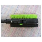 Emsco Group Bigfoot 60" Telescoping Snowbroom and Ice Scraper - One Touch Pivoting Head and Enhanced Foam Grip