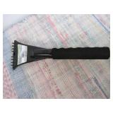 Emsco Group Bigfoot 60" Telescoping Snowbroom and Ice Scraper - One Touch Pivoting Head and Enhanced Foam Grip