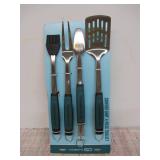 Charbroil 4pc Comfort Grip Tool Heat-Resistant Grill Cookware Set