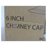 Hahaemall 6 Inch Chimney Cap Round Chimney Cover, Fireplace Chimney Cap