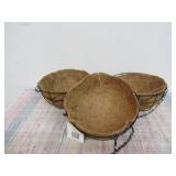 Set of 3 Hanging Coco Basket Planter, 10 in.