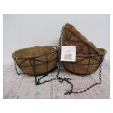 Set of 3 Hanging Coco Basket Planter, 10 in.