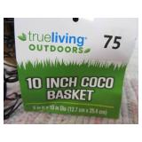 Set of 3 Hanging Coco Basket Planter, 10 in.