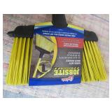 Quickie Job Site Super-Duty Multisurface Upright Broom, 16 X 54, Fiberglass Handle, Yellow/Black