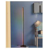 Color Changing LED Floor Lamp with Remote Control Mood and Ambient Lighting Black - Room Essentials™