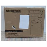 SONGMICS Laundry Basket, 100 L Laundry Hamper, with Lid and Handles, Removable Liner, Easy Assembly